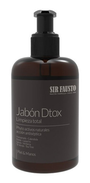 Jabón Líquido De Limpieza Facial Profunda Dtox Sir Fausto 0