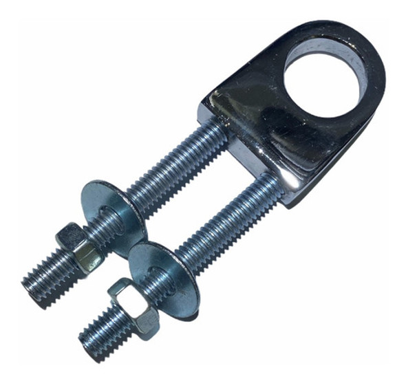 Cancamo De 2 Vastagos - Bronce Cromado - Herraje Nautico 0