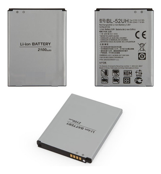 Bateria Bl-52uh Para LG Spirit H420 H440 - L70 D320 Bl-52uh 0