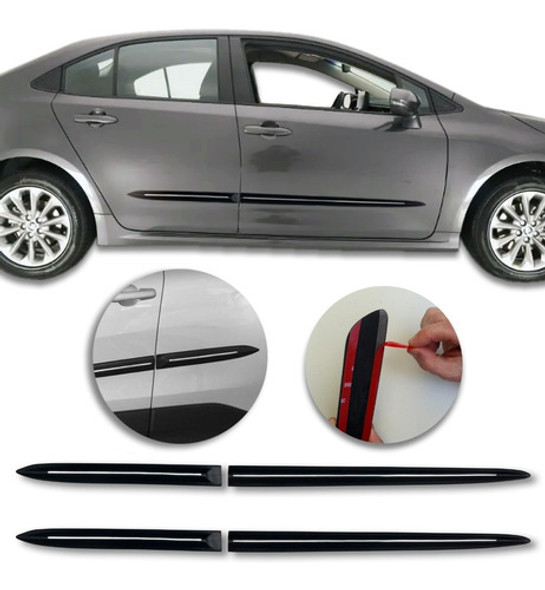 Toyota Corolla 2017 Baguetas Cromadas Molduras Kenny 0 Toyota Corolla 2017 Baguetas Cromadas Molduras Kenny 0