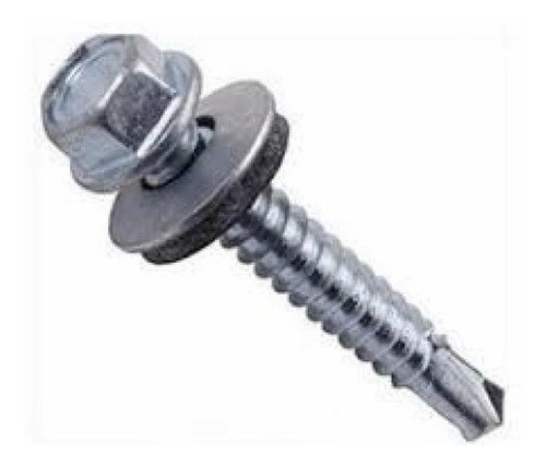 Tornillo Autoperforante Mecha C/ Arandela 14 X 6 X 100 Un 0