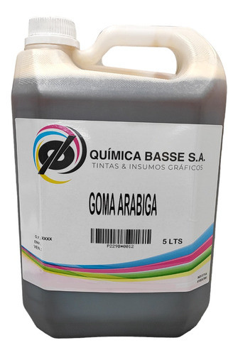 Goma Arábiga Líquida P/ Planchas Offset, Acuarelas (x 5 Lts) 0