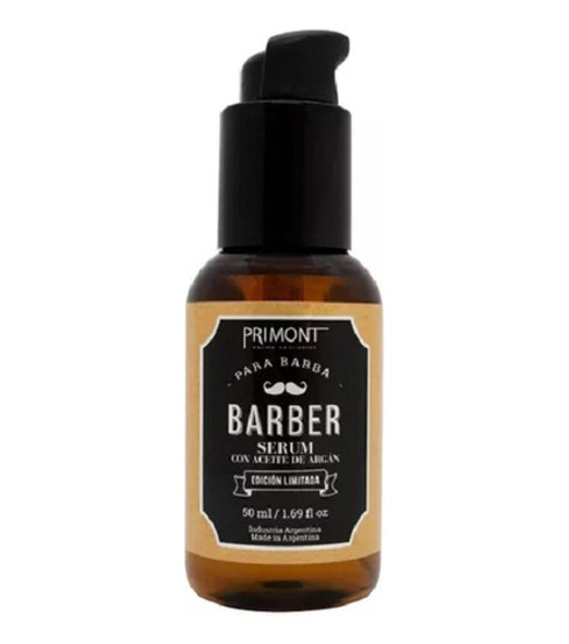 Pack Serum Aceite Barber Primont Y Cepillo Finger Brush 1