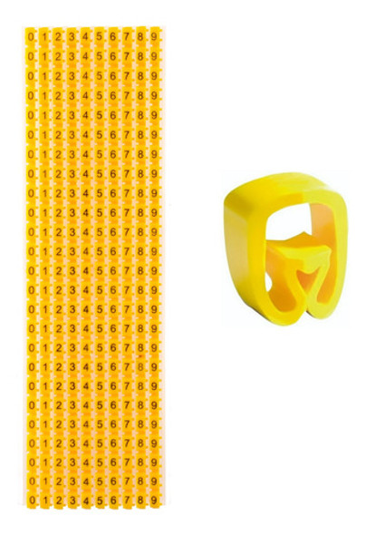 Identificador De Cable Zoloda Icab-01/abc1 P/cable 0,5-1,5mm 0