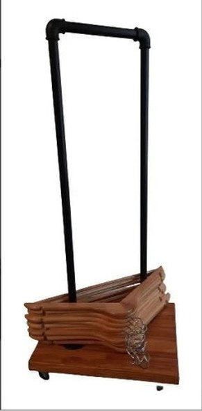 Porta Percha Estilo  Industrial  Movil  Vintage Rack 0