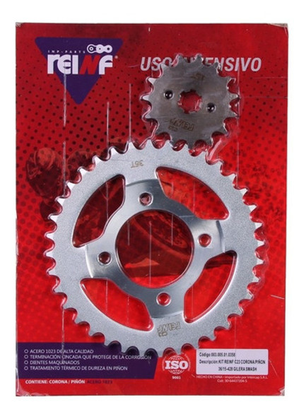 Kit Corona Y Piñon Reinf C23 Kymco Activ 110 - (36/15-428) 0