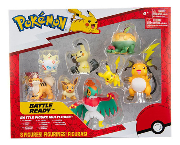 Pokemon Set De Figuras Pack X8 Coleccionables Original 0