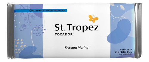 Jabon Tocador Frescura Marina St Tropez X 3 U 0