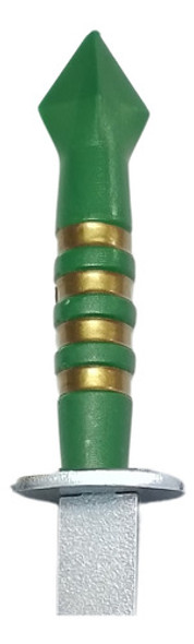 Ponteira 21cm Verde Dourado Flecha Lam Clara 0