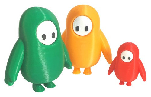 Combo X 4 Fall Guy Muñecos Playstation Colores Tamaño Varios 0