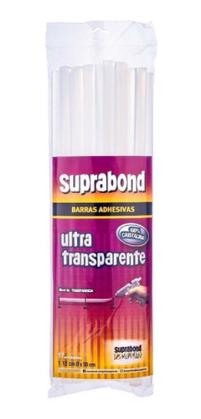 Barras Suprabond Gruesas Ultratransparentes Pistola 500g 0