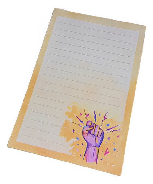 Block De Notas / Anotador - Girl Power - 40 Hojas 0