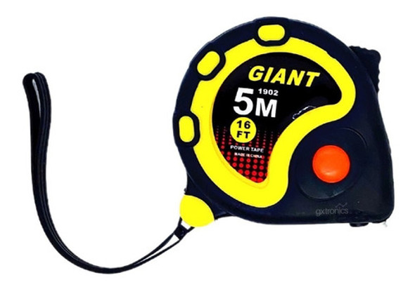 Cinta Metrica 5 Metros Profesional Con Triple Freno Clip Mm 0