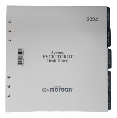 Repuesto Agenda Morgan Escritorio Diario Completo 2021 1