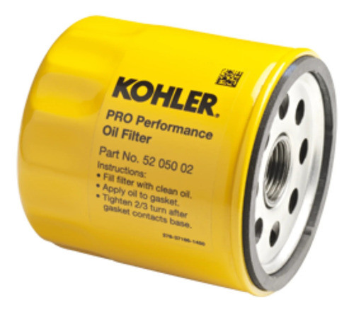 Filtro Aceite Original Motor Kohler Largo 5205002s 0