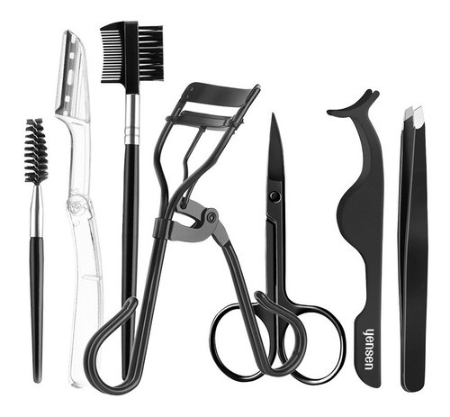 Kit X7 Perfilador Depilacion Cejas Completo Arqueador Peine 1