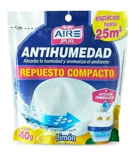 Aire Pur Antihumedad Repuesto Compacto 250g Pino Neutro Lav. 0