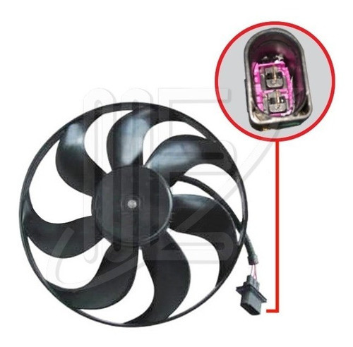 Electro Ventilador Vw Vento Chico ( Derecho ) Omer 1
