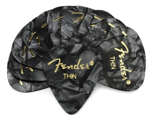 Púas Guitarra Con Diseños Figuras, Negro 0