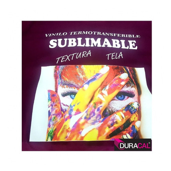 Vinilo Termotransf. Textil Sublimable 1.00x0.44 Duracal 0