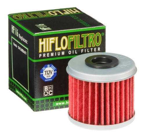 Filtro De Aceite Hiflo Hf116 Honda Crf450 R Crf450 X 0
