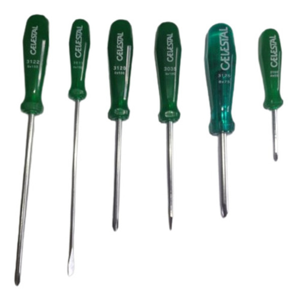 Destornillador Celestal Punta Plana 6x100 Mm X6 0