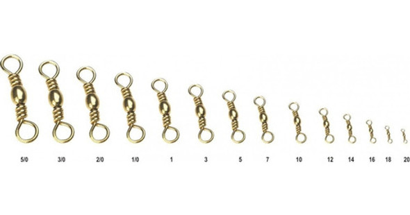 Esmerillon Nº9 Bronce X 20 Unid Pesca Variada Mide 18 Mm 1