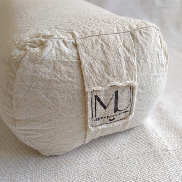 Bolster Liso. Doble Funda, Cascara De Trigo Sarraceno 1