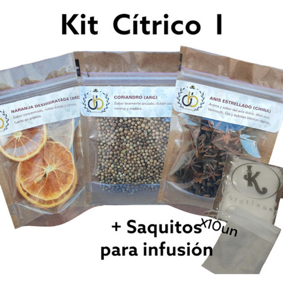 Infusiones Gin Tonic Te Kit Citrico I + 10 Saquitos  Regalo! 0