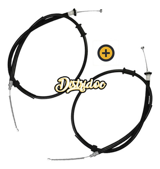 Kit X2 Cables De Freno X2 Trasero Logan Sandero 1