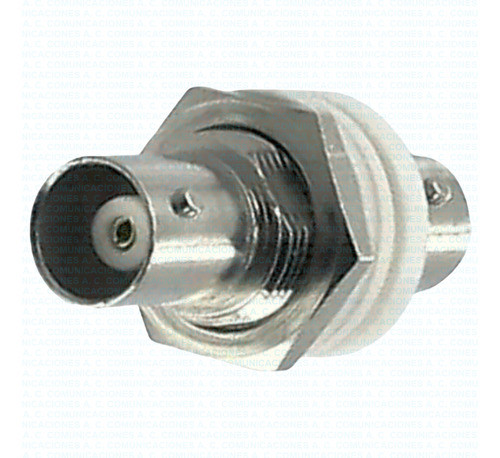 Conector Hembra Bnc Hembra Bnc Chasis Aislado Fact. Env. Gra 0