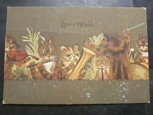 Louis Wain. Témazawattee. Publicidad Gatitos. 51519 0