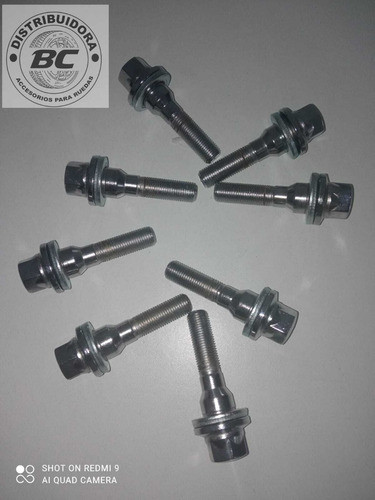 Kit X 12 Bulones P/ Llanta Peugeot/citroën C/ Separador 15mm 1