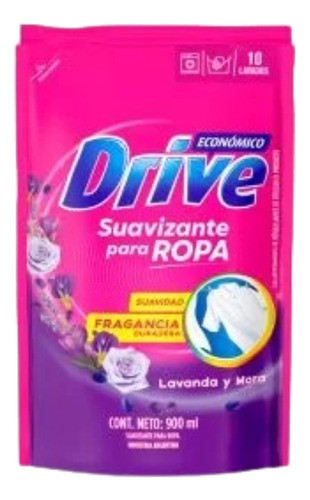 Suavizante Drive Clasico Lavanda Y Mora X 900 Cc (7380) 0