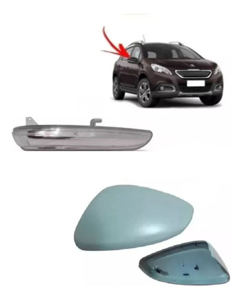 Tapa Cacha Espejo Carcaza +giro Derecho Peugeot 2008 15-22 0 Tapa Cacha Espejo Carcaza +giro Derecho Peugeot 2008 15-22 0