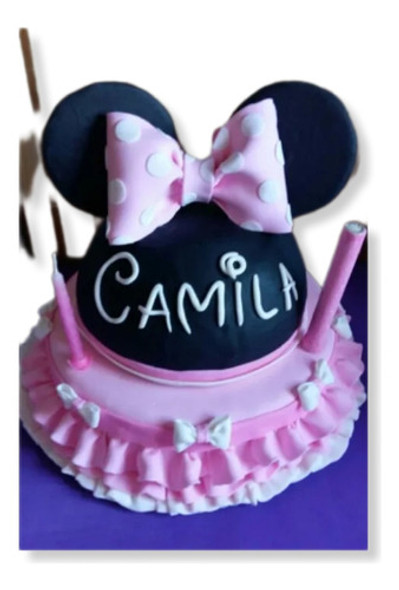 Torta Minnie. Base Y Cabeza Son Bizcochuelo. Orejas De Choco 0 Torta Minnie. Base Y Cabeza Son Bizcochuelo. Orejas De Choco 0