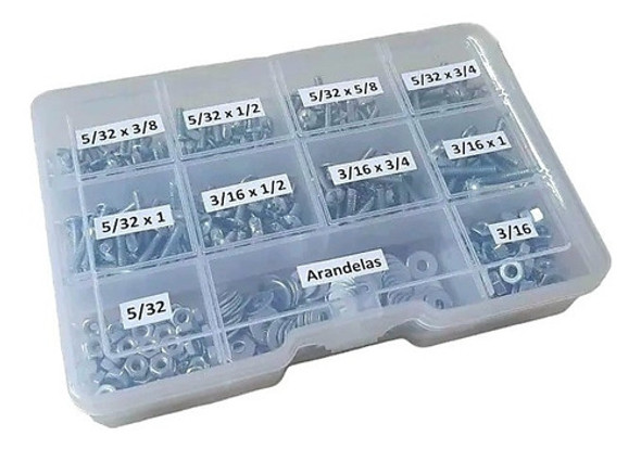 Kit Tornillos Tanque Combinada Tuercas Arandelas 400 Unidad. 0