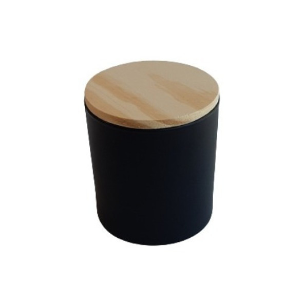 Vela Aromática Turin En Cristal Negro Mate  - Mowna Candles 1