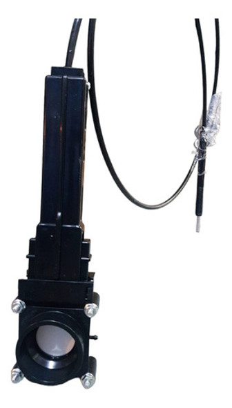 Llave Esclusa Guillotina 1 1/2 Con Cable Séptica Motorhome 0