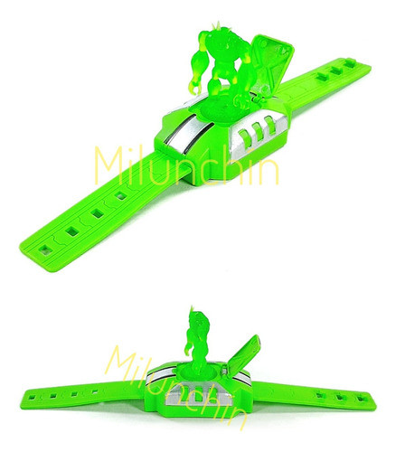 Reloj Pulsera Ben 10 C/ Luces 4 Personajes Efecto De Sonido 1