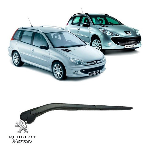 Brazo Limpia Luneta Trasera Original Peugeot 207 Compact Sw 0