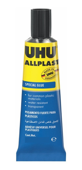 Pegamento Uhu Allplast Para Plásticos X33 Ml. 0 Pegamento Uhu Allplast Para Plásticos X33 Ml. 0