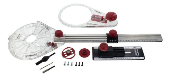 Kit De Guía Circular Milescraft Para Router, Círculos De 38- 0