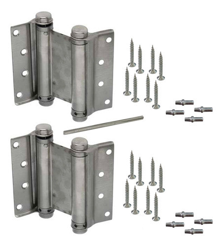 Bisagra Acero Inox Doble Acción Vaiven 3 Pulgadas X2 Unidad 0