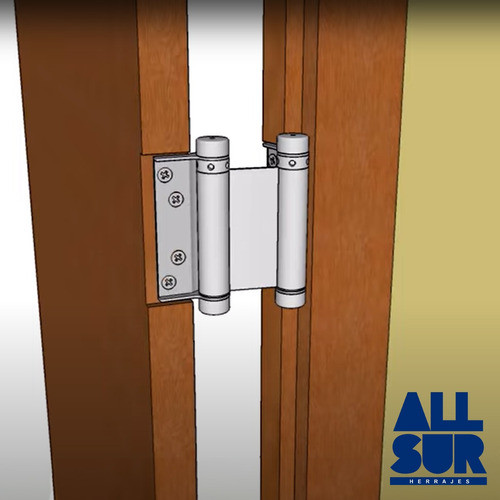 Bisagra Acero Inox Doble Acción Vaiven 3 Pulgadas X2 Unidad 1