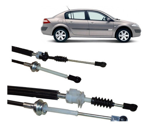 Jgo Cables Selectora Cambios Megane 2 Caja 6ta 0