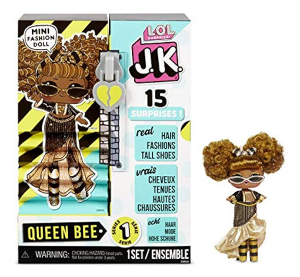 Lol Surprise Jk Mini Fashion Doll Queen Bee Con 15 Sorpresas 0