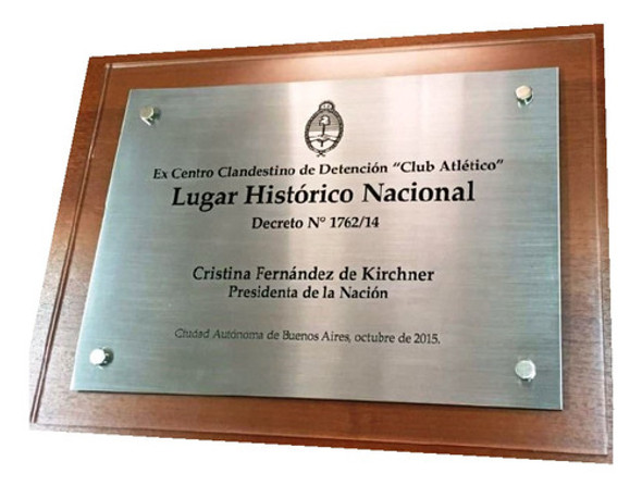Placas Conmemorativas Grabado Laser 30x20 Cm Acrilico 0