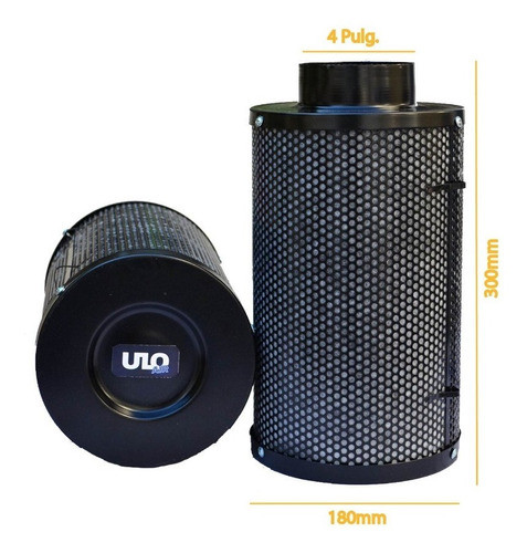 Filtro Carbon Anti Olor Cultivo Indoor 30cm 4pulgadas Uloair 1