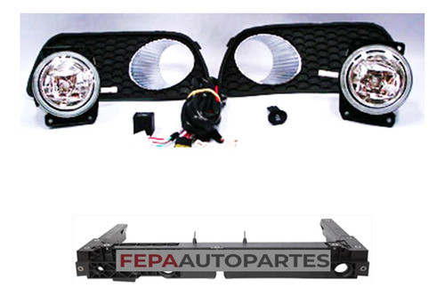 Kit Faros Auxiliares Antinieblas Fiat Siena Ii 04/10 1.8 Hlx 0
